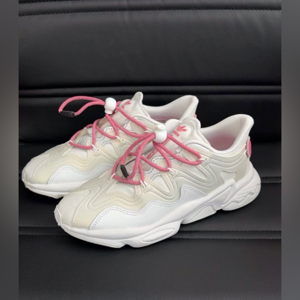 Adidas Ozweego White & Pink Sneakers